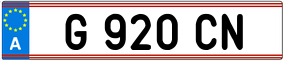 Truck License Plate